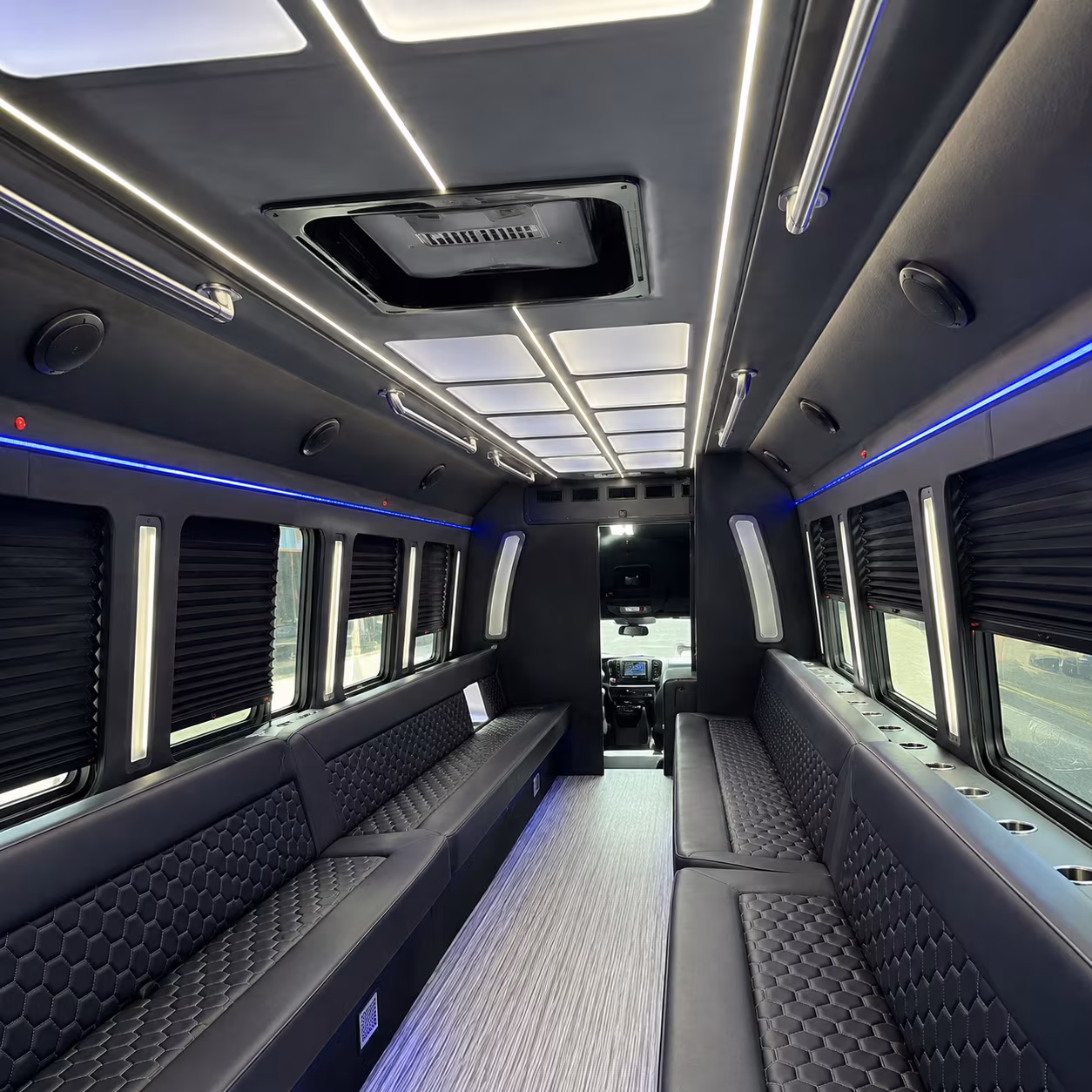 bloomington party bus rentals inside